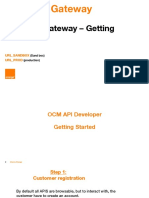 OCM API Gateway Getting Started Guide