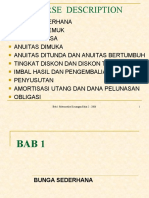 Course Description: Bab 1 Matematika Keuangan Edisi 2 - 2006 1