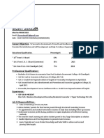 Mohit Sharma Resume PDF