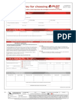 PLDT Transfer Ownership Form PDF