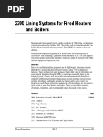 IRM2300 Lining Systems for Fired Heaters