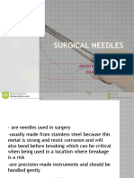 NEEDLES Report (Minor Surgery) EDITED