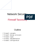 IS364 - Lecture 04 - Network Security Firewalls Taxonomy PDF
