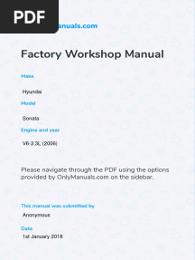 Hyundai Sonata Workshop Manual (V6-3.3L (2006) ) - Optimized