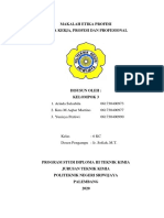Makalah Etika Profesi (Etika Kerja, Profesi, Dan Profesional) Kelompok 3 PDF