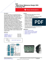 Sic/Igbt Isolated Gate Driver Reference Design With Thermal Diode and Sensing Fet