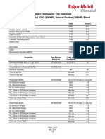 Model Formula For Tire Innerliner Exxon Bromobutyl 2222 (80PHR), Natural Rubber (20PHR) Blend