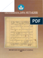 Tata Bahasa Jawa Mutakhir 2001 PDF
