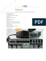 ALAN-MIDLAND 8001 XT AM/FM/SSB CB Radio Classic Design 4W-12W Output