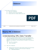 Objectives: Mapping XML To Databases