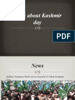 News About Kashmir Day