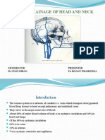 VENOUS DRAINAGE OoF HEAD AND NECK