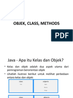 Objek, Class, Methods