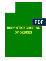 Irrigation Manual of Orders