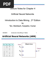 Lecture Notes For Chapter 4 Artificial Neural Networks Introduction To Data Mining, 2 Edition