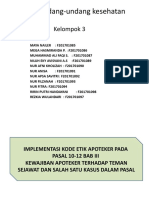 Implementasi Kode Etik Apoteker Pada Pasal 10-12