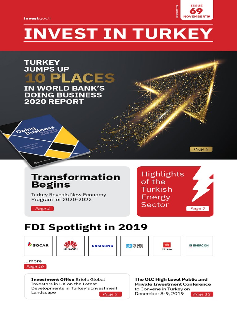 Invest in Turkey: 10 Places | PDF | Turkey | Foreign Direct Investment