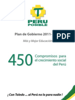 Plan de Gobierno Peru Posible 2011-2016