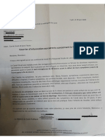 Lettre Pour L'école G Dru de l'ARS Et de La Ville de Lyon Du 29 Juin