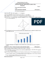 ENVIII Matematica 2020 Test 11 PDF