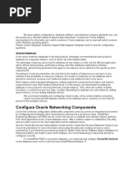 Configure Oracle Networking Components