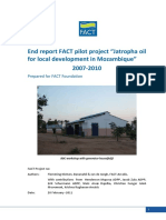 EN-End Report FACT Pilot Jatropha Oil For Local Devepment in Mozambique 2007-2010-Flemming Nielsen PDF