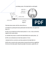 Car Braking System Forces