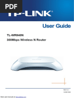 TP-Link Network Router TL-WR840N