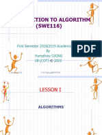 Swe116 Algorithms-1