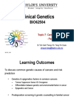 7.1-7.6 (L23-L28) Cancer Genetics - Part 1