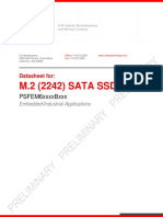 M.2 (2242) Sata SSD: Psfem6Xxxxbxxx