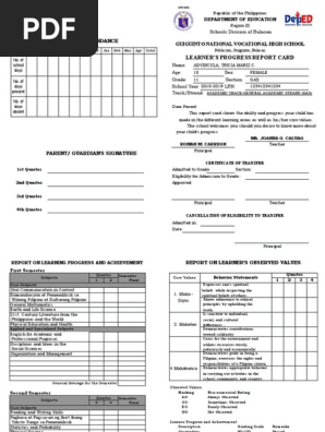 SHS REPORT CARD -GRADE11.xls