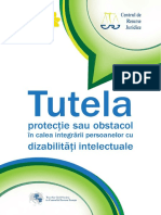 Tutela Protectie Sau Obstacol În Calea Integrarii Persoanelor Cu Dizabilitati Integrale PDF