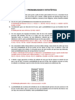 Probabilidade de eventos relacionados a leitura, acidentes de trânsito e desempenho em matemática