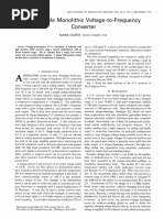 A Versatile Monolithic Voltage-to-Frequency Converter