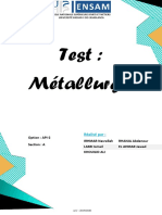 Métallurgie PDF