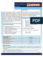 Servo Premium Cf-4 15W-40: Description Application