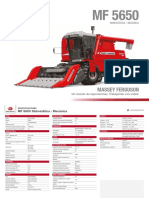 Colheitadeira MF 5650 Hidrostatica Mecanica BAIXA FOE