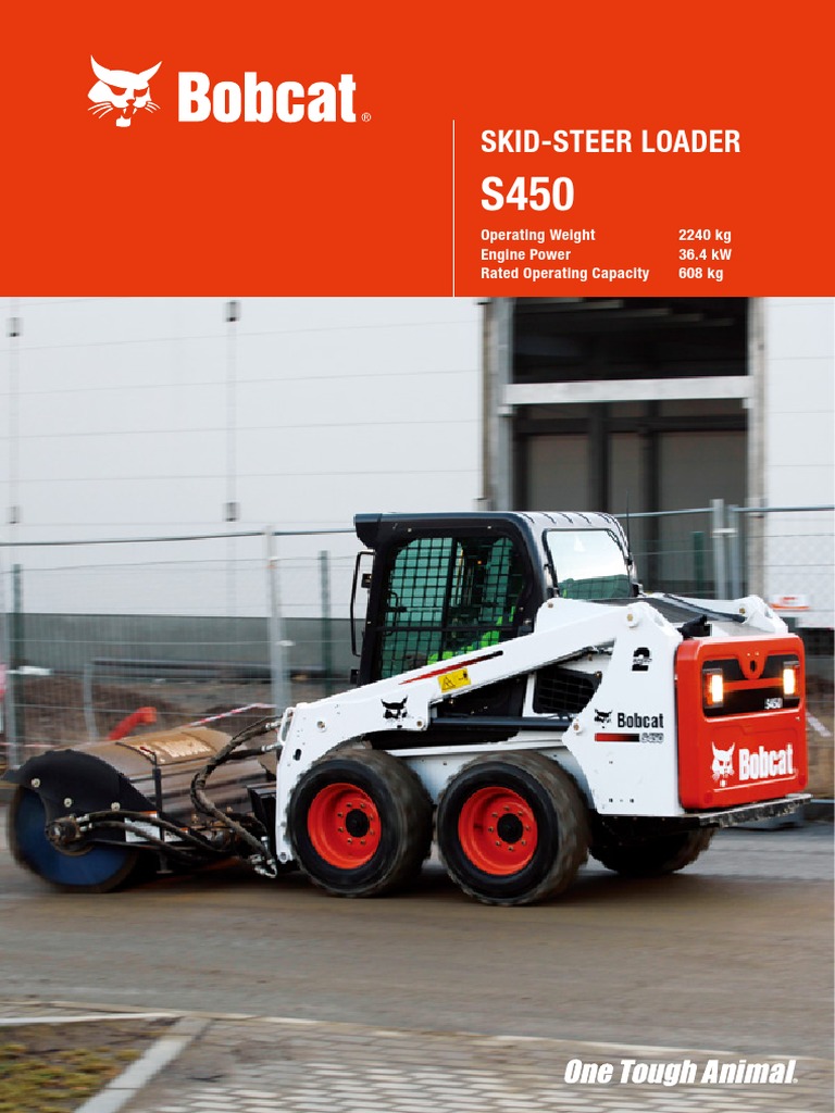 Skid-Steer Loader: Operating Weight 2240 KG Engine Power 36.4 KW Rated ...