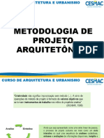 Metodologia de Projeto Arquitetônico 2018.2