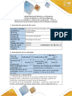 Guía de actividades y Rubrica de evaluación - Paso 3 - Reconocer los procesos de la dinámica grupal.pdf