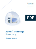 Manual Acronis True Image Home 2009