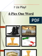 Let Us Play!: 4-Pics One Word