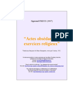 Actes Obsedants Et Exercices-religieux Freud Article