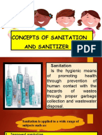 Concepts of Sanitation and Sanitizer