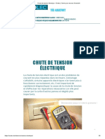 Chute de Tension Électrique - Evolec, 5 Devis Pour Travaux Électricité