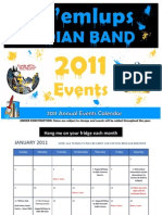 2011 Calendar of Events!