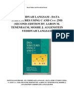 By Yedidyah Langsam Data Structures Using C and C 2nd Second Edition by Aaron M Tenenbaum Moshe J Augenstein Yedidyah Langsam PDF