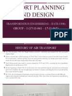 AIRPORT PLANNING AND DESIGN: A HISTORY OF AVIATION AND AIRPORT DEVELOPMENT