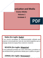 Unidade 3 - Communication and Media